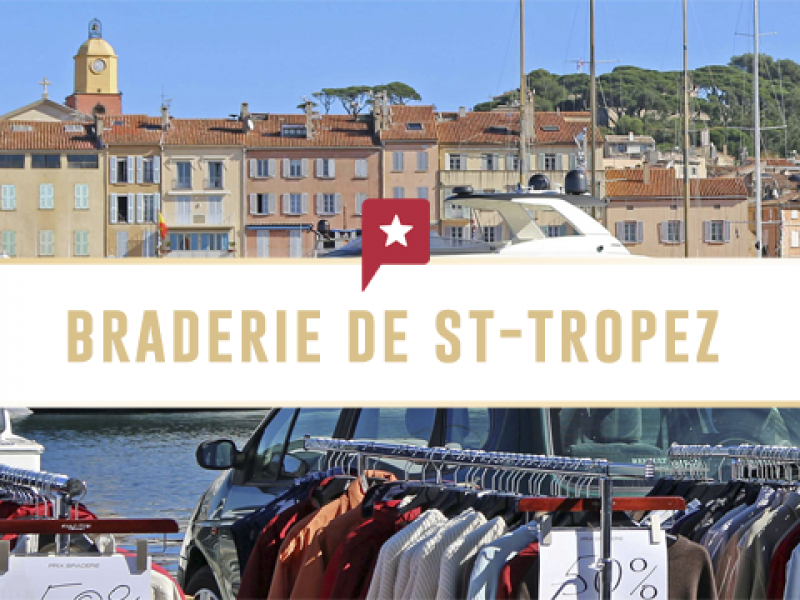 Participez à la Grande braderie de Saint Tropez du 28 au 30 octobre 2023 !